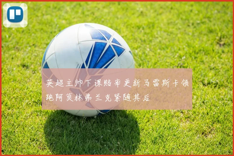 英超主帅下课赔率更新马雷斯卡领跑阿莫林弗兰克紧随其后